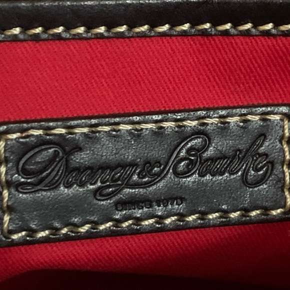 Dooney & Bourke Disney Sketch Black Embossed Leather Tote - Picture 13 of 14